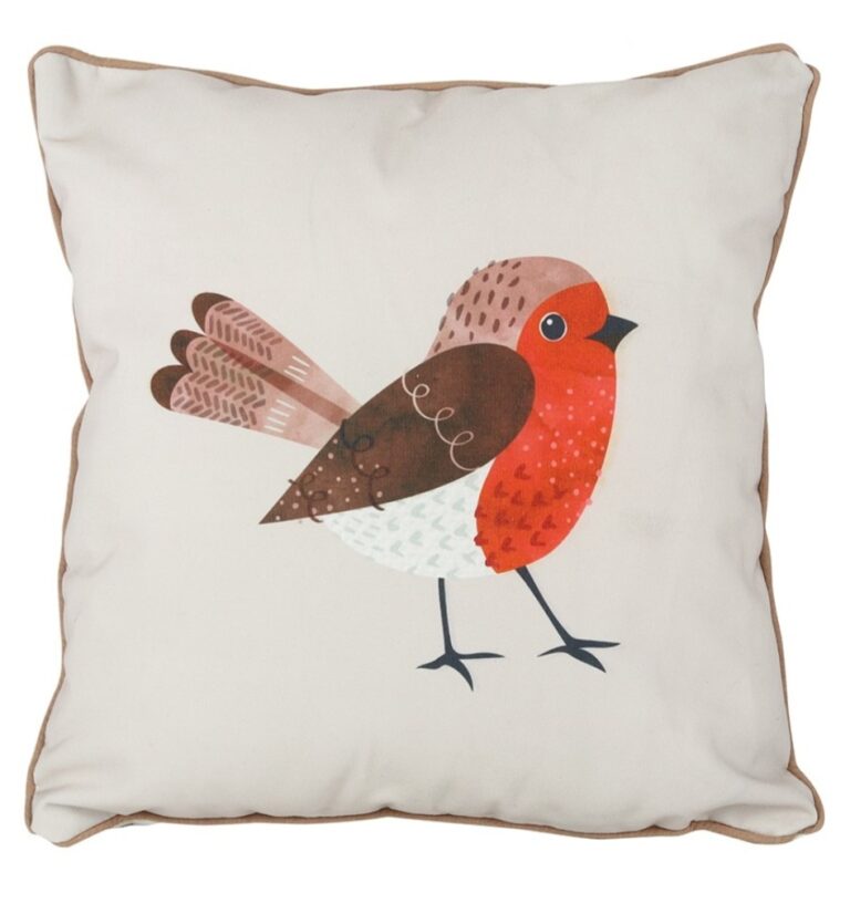 Robin Cushion White