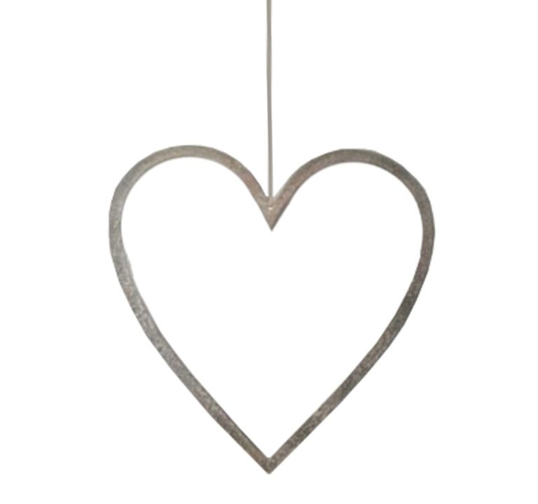 Aluminium Hanging Heart
