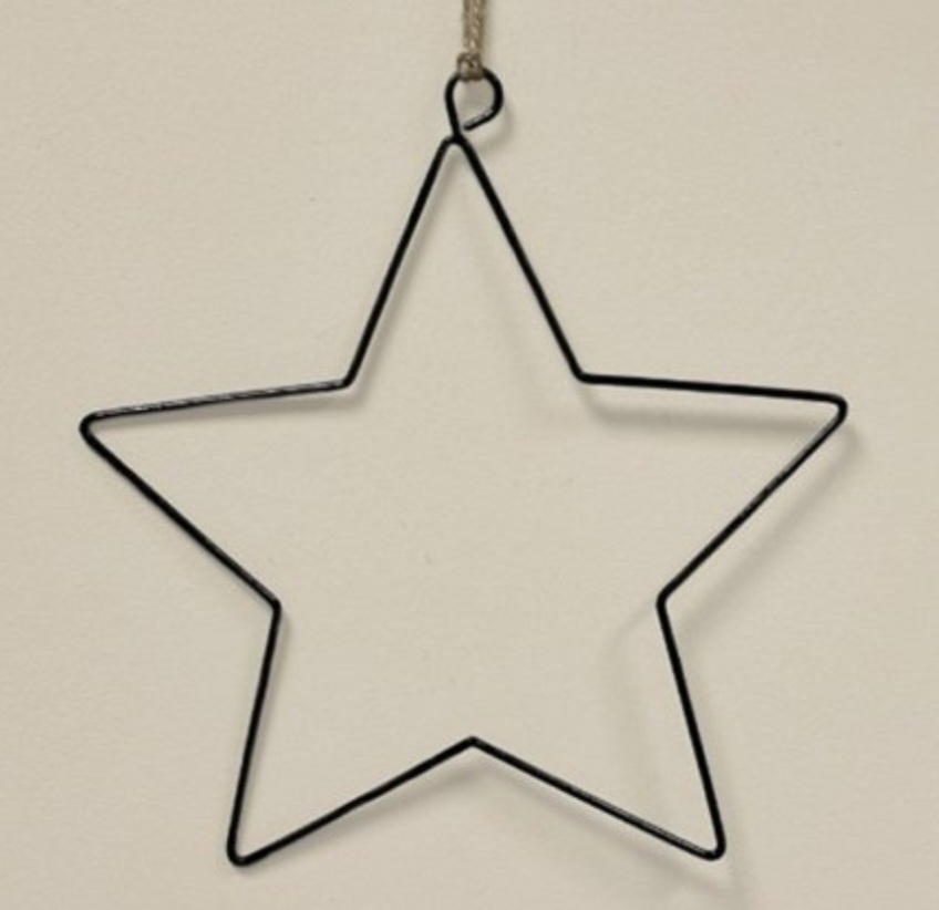 Large Black Hanging Star