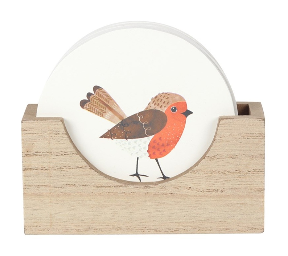 Robin Cushion Coaster