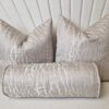 Quartz Cream Cushion Set 1 with 16" x 6" bolster cushion