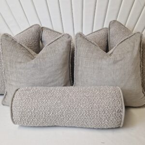 Darwin Boucle Cushion set with bolster