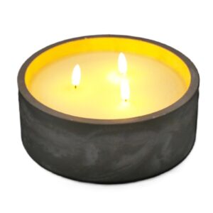 LED Stone Candle Pot