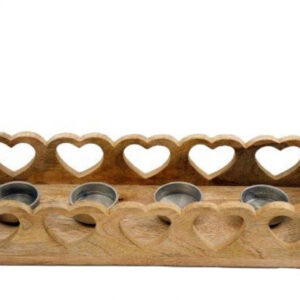 Cut Out Heart Candle Holder 34cm