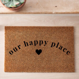 Doormat - Happy Place, 60cm