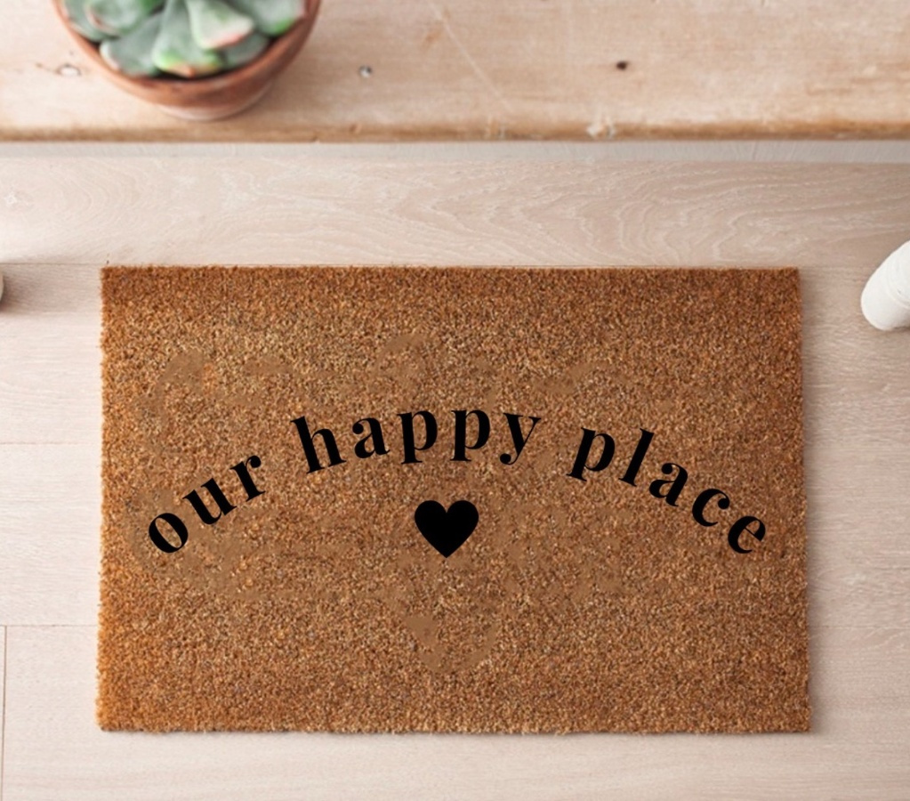 Doormat - Happy Place, 60cm