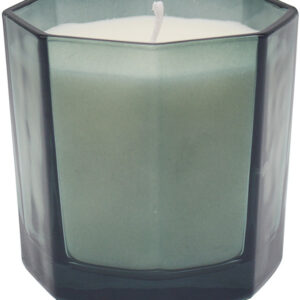 Glass Wax Candle in Grey