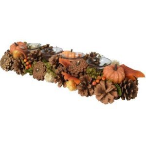 Pumpkin tealight holder